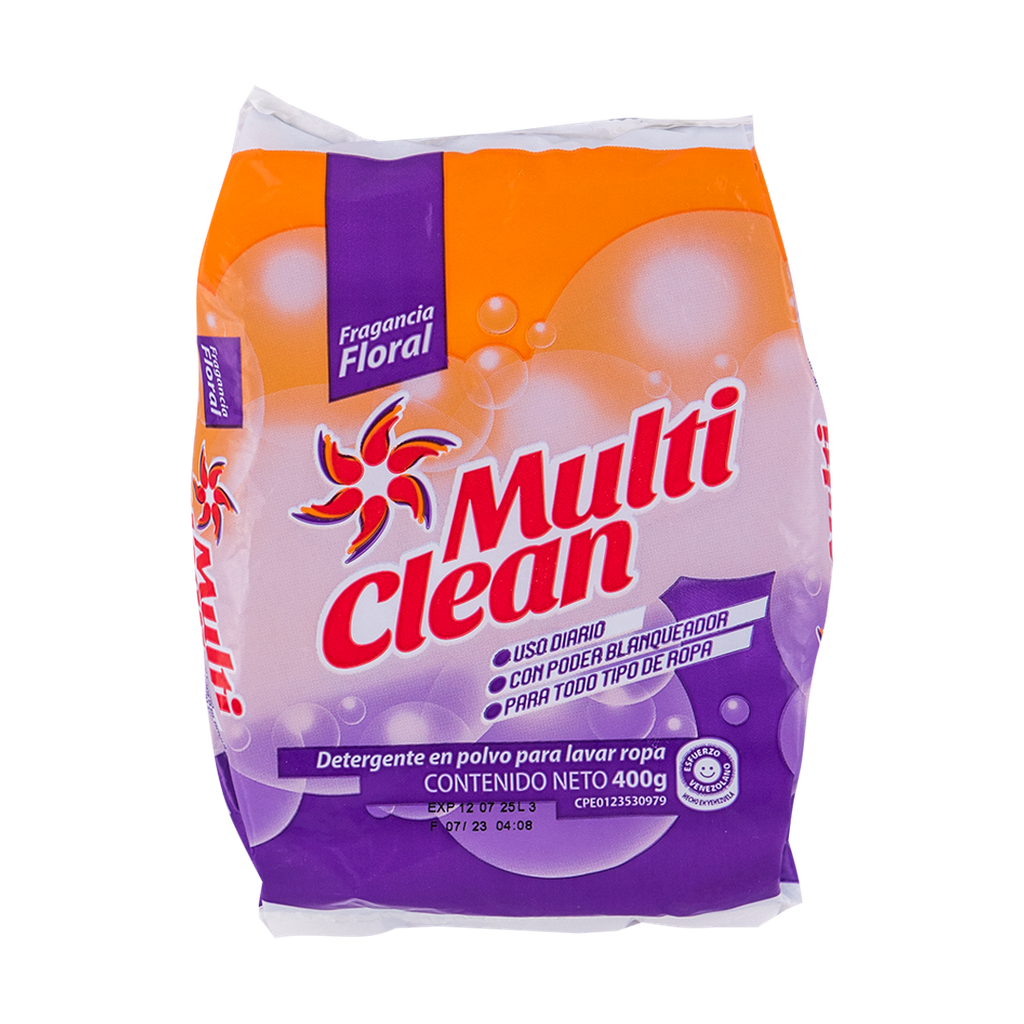 MULTI CLEAN DETER FRAG FLORAL 400 G x 30 Uds.